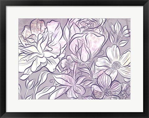 Framed Rocky Road Roses B Print