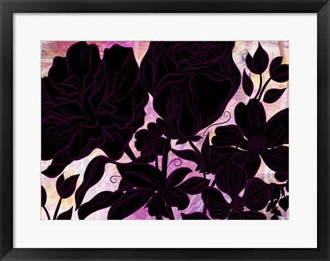 Framed Rocky Road Roses F Print