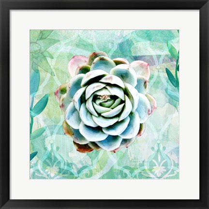 Framed Desert Rose Garden Print