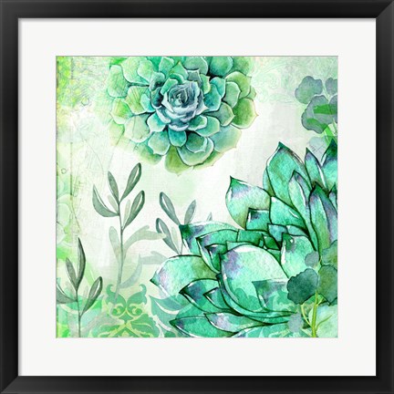 Framed Irish Mint Garden Print