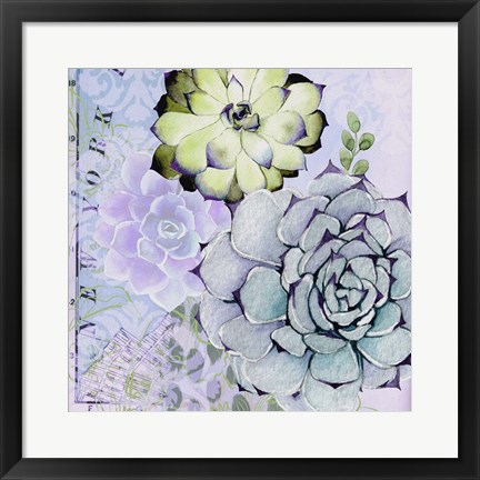 Framed Pekinese Garden Print