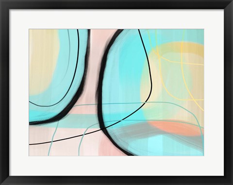 Framed Tumbled Glass Print