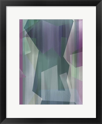 Framed Satin Symmetry B Print