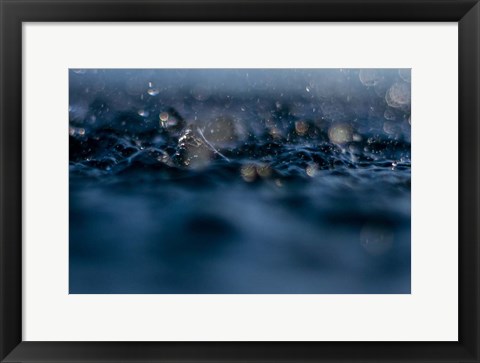 Framed Delight In Rain Print