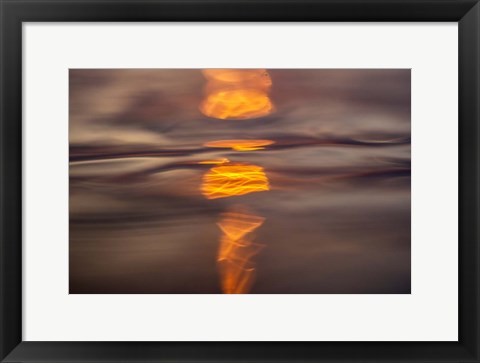 Framed Sun Mirror Print