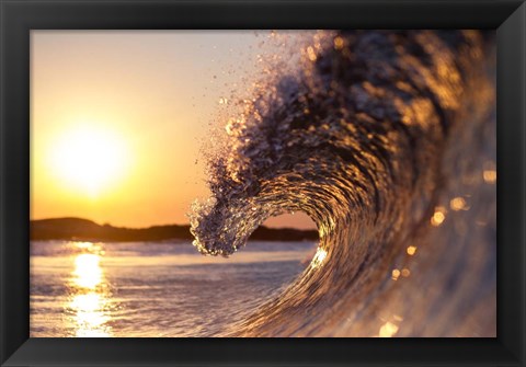 Framed Sun Silky Sea Print