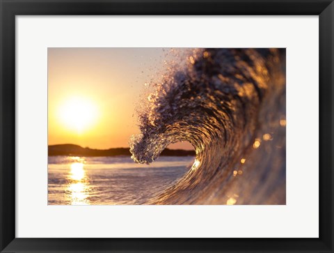 Framed Sun Silky Sea Print