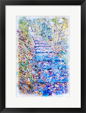 Framed NC Steps Print