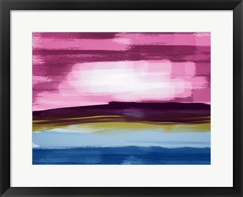 Framed Abstract Sunset 1 Print