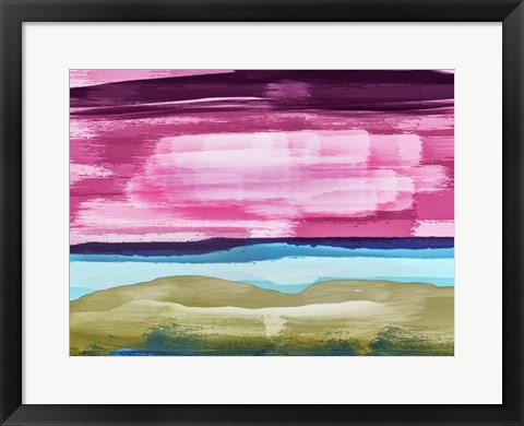 Framed Abstract Sunset 2 Print