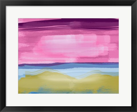 Framed Abstract Sunset 3 Print