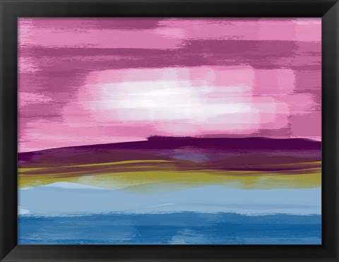 Framed Abstract Sunset 4 Print