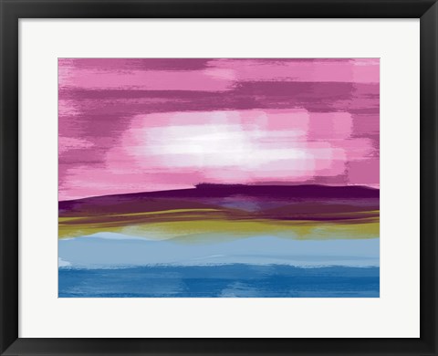 Framed Abstract Sunset 4 Print