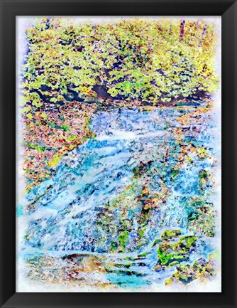 Framed Water Fall Print