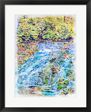 Framed Water Fall Print