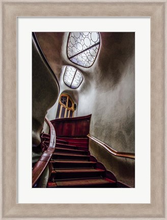 Framed Barcelona hallway Print