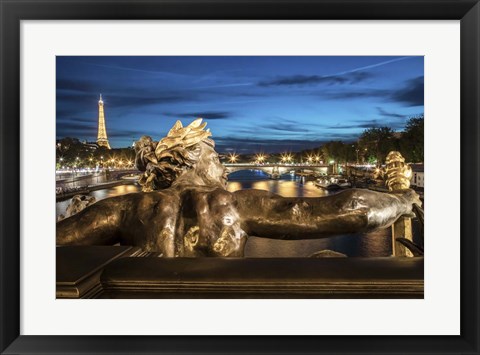 Framed Paris Bridge 2 Print