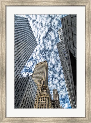 Framed New York Downtown Print