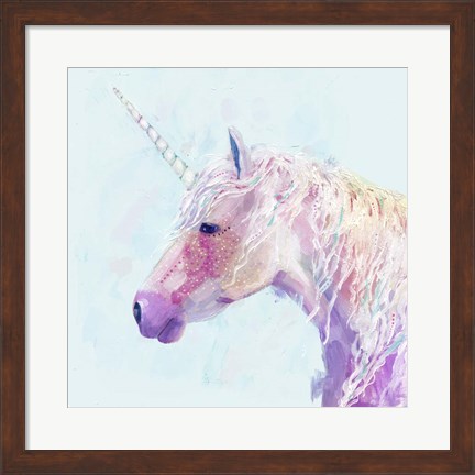 Framed Mystic Unicorn II Print