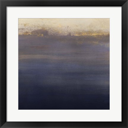 Framed Indigo Sundown I Print