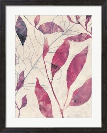 Framed Between the Leaves II Print