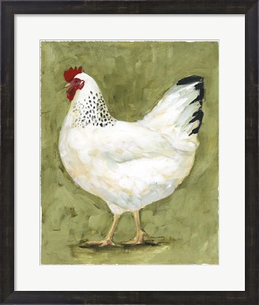Framed Chicken Scratch II Print