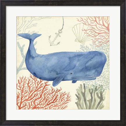 Framed Underwater Whimsy I Print