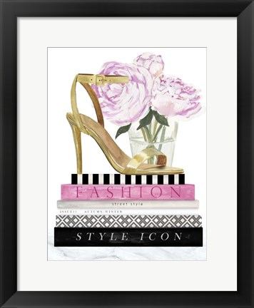 Framed Get Glam I Print