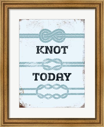 Framed Punny Nautical I Print