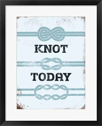 Framed Punny Nautical I Print