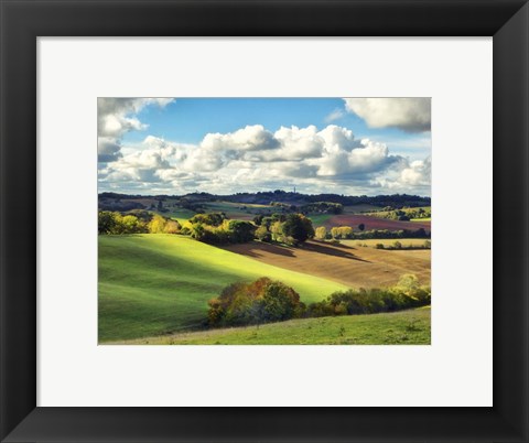 Framed Pastoral Countryside III Print