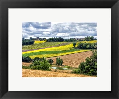 Framed Pastoral Countryside VIII Print