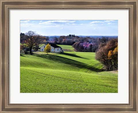 Framed Pastoral Countryside XV Print