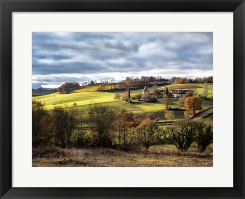 Framed Pastoral Countryside XVIII Print