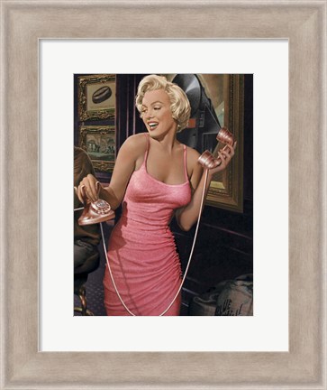 Framed Marilyn&#39;s Call II Print