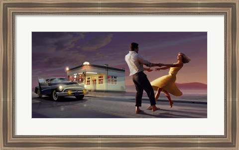 Framed Night Dance Print