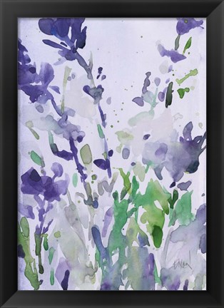 Framed Violet Garden Moment I Print