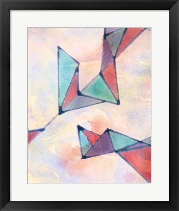 Framed Lucent Shards II Print