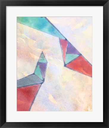 Framed Lucent Shards III Print