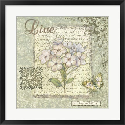 Framed Word Inspiration IV Print