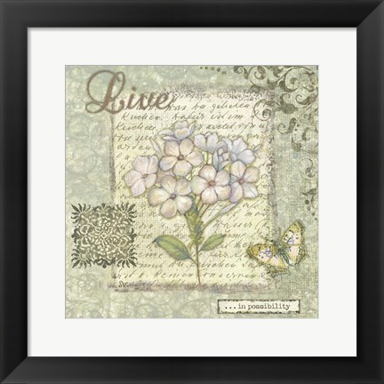 Framed Word Inspiration IV Print