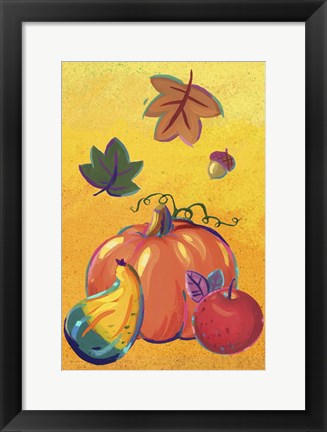 Framed Graphic Cornucopia I Print