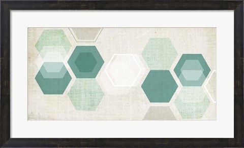 Framed Hex Mobile I Print