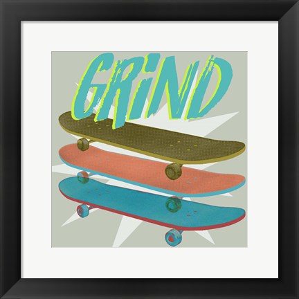 Framed SK8R I Print