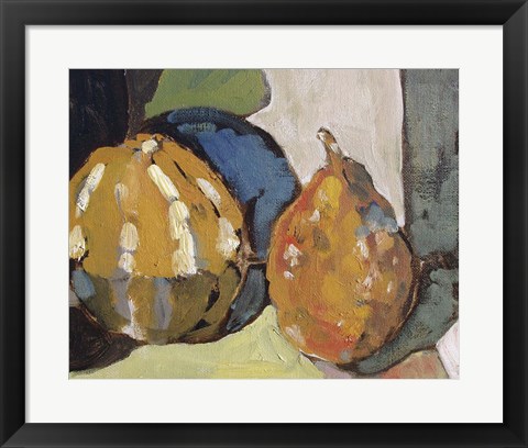 Framed Pumpkin Still Life II Print