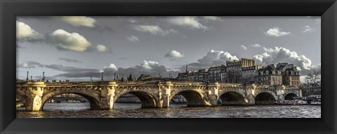 Framed Pont Neuf Paris Black/White Print