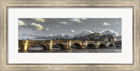 Framed Pont Neuf Paris Black/White Print