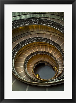 Framed Rome Staircase Print