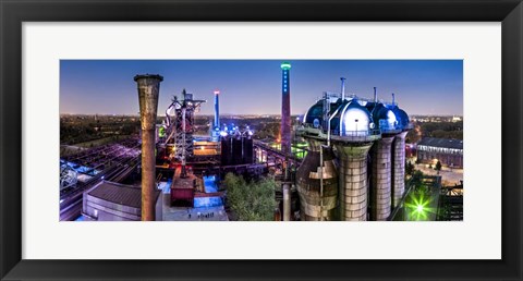 Framed Duisburg Industry Germany 5 Print