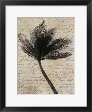 Framed Palm Silhouette Print